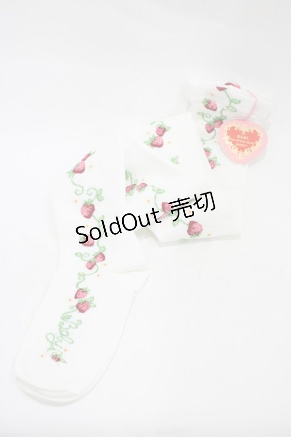 画像1: BABY,THE STARS SHINE BRIGHT / 雪いちご姫タイツ  オフ H-25-12-04-1016-BA-ZA-NS-ZH (1)