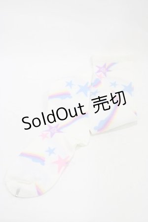 画像: Angelic Pretty / スターシャワーオーバーニー  オフ H-25-12-04-1017-AP-ZA-NS-ZH