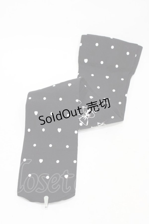 画像1: Angelic Pretty / Lovely Dotオーバーニー  ブラック H-25-12-04-1020-AP-ZA-NS-ZH (1)