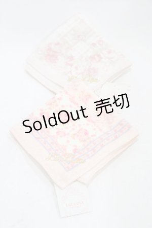 画像: LIZ LISA / タオルハンカチセット  ピンク H-25-12-04-1021-LO-ZA-NS-ZH