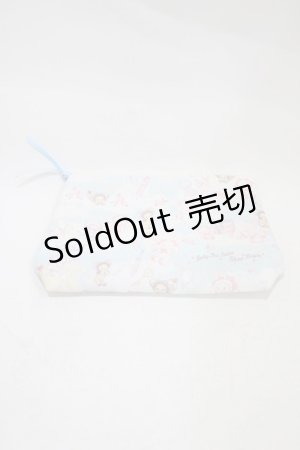 画像: BABY,THE STARS SHINE BRIGHT / くみゃちゃんのキラキラコスメ柄ポーチ  サックス H-25-12-04-1022-BA-ZA-NS-ZH