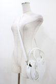 画像2: BABY,THE STARS SHINE BRIGHT / エナメルハートBag  ホワイト H-25-12-04-1028-BA-BG-NS-ZH (2)