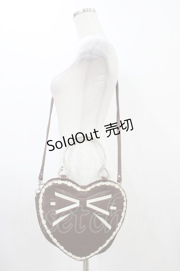 画像1: BABY,THE STARS SHINE BRIGHT / リボンハートバッグ  ブラウン H-25-12-04-1030-BA-BG-NS-ZH (1)