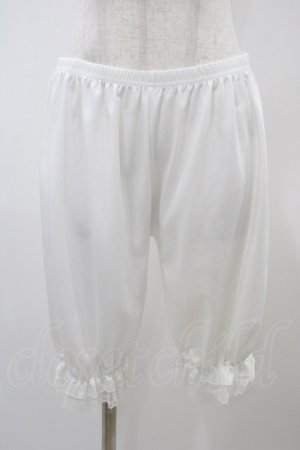 画像: m petit by misako / ドロワーズセット L~LL ホワイト/ベージュ H-25-12-04-1033-LO-PA-NS-ZH