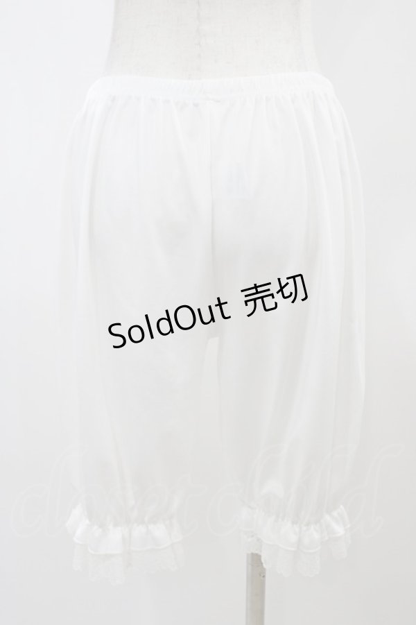 画像2: m petit by misako / ドロワーズセット L~LL ホワイト/ベージュ H-25-12-04-1033-LO-PA-NS-ZH (2)