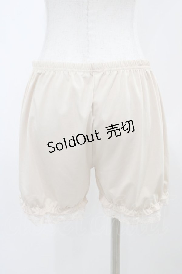 画像4: m petit by misako / ドロワーズセット L~LL ホワイト/ベージュ H-25-12-04-1033-LO-PA-NS-ZH (4)