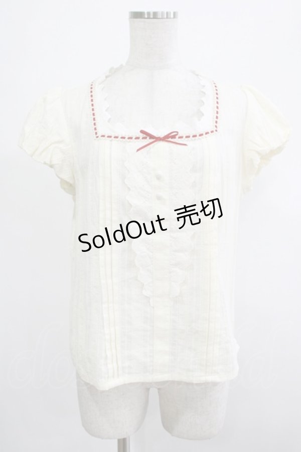 画像1: Walnut（海外ロリータブランド） / ブラウス XL 生成り H-25-12-04-056-PU-BL-NS-ZH (1)