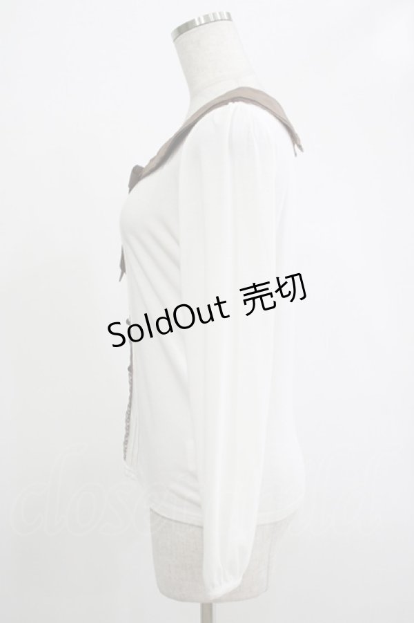 画像2: LODISPOTTO / リボントップス M オフ/ブラウン H-25-12-04-061-LO-TO-NS-ZH (2)