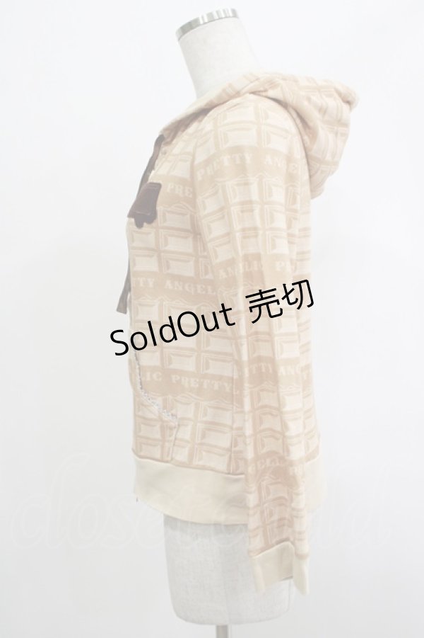 画像2: Angelic Pretty / Melty Royal Chocolateパーカー Free モカ H-25-12-04-062-AP-TO-NS-ZH (2)