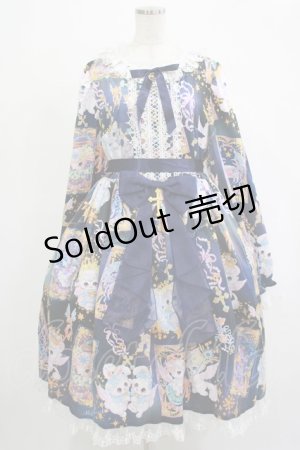 画像: Royal Princess Alice / Twinkle Horoscope・ 飴ノ森ふみかコラボワンピース Free ネイビー H-25-12-04-007-LO-OP-NS-ZH