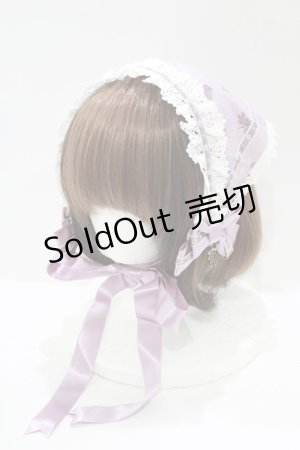 画像: ALICE and the PIRATES / 秘密の冒険と幸せのワイナリー柄バブーシュカ  パープル H-25-12-04-077-PA-AC-NS-ZH