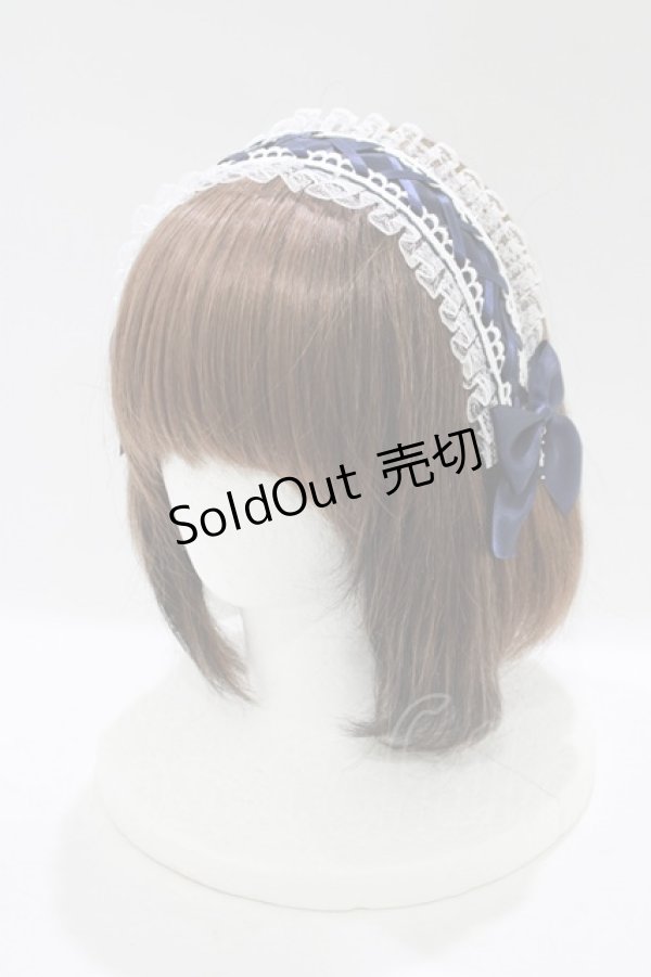 画像1: Ank Rouge / 星座のヘッドドレス  ネイビー H-25-12-04-085-CA-AC-NS-ZH (1)