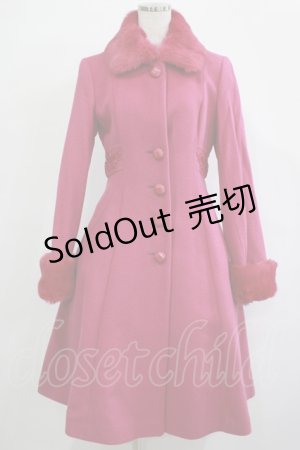 画像: JESUS DIAMANTE / プリンセスコートIIラビットversion 38 ピンク H-25-12-04-014-JE-CO-NS-ZH