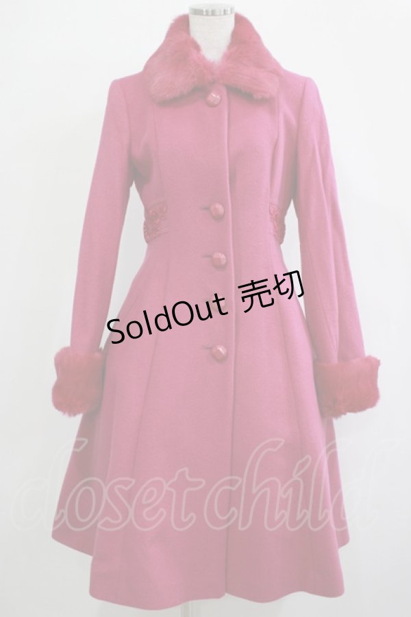 画像1: JESUS DIAMANTE / プリンセスコートIIラビットversion 38 ピンク H-25-12-04-014-JE-CO-NS-ZH (1)