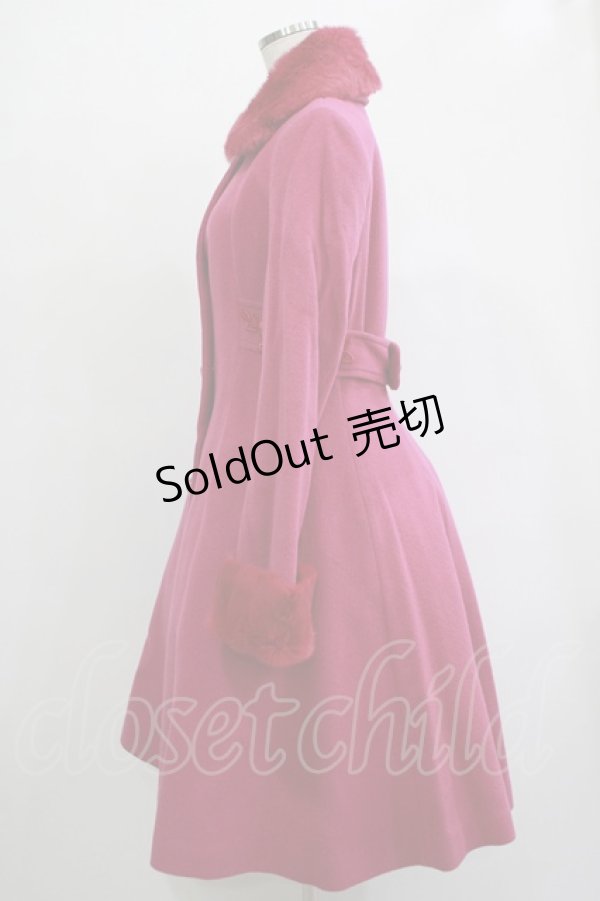 画像2: JESUS DIAMANTE / プリンセスコートIIラビットversion 38 ピンク H-25-12-04-014-JE-CO-NS-ZH (2)