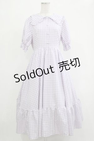 画像: m petit by misako / TT*AMギンガムチェック L ラベンダー H-25-12-04-015-LO-OP-NS-ZH