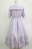 画像3: m petit by misako / TT*AMギンガムチェック L ラベンダー H-25-12-04-015-LO-OP-NS-ZH (3)