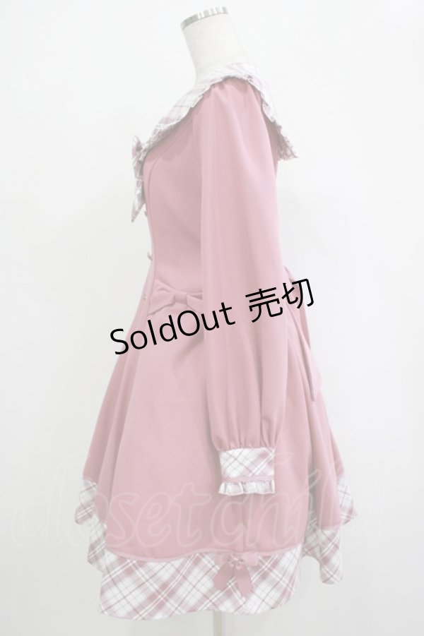 画像2: Amavel / French Countryセーラーワンピース Free ピンク H-25-12-04-018-CA-OP-NS-ZH (2)