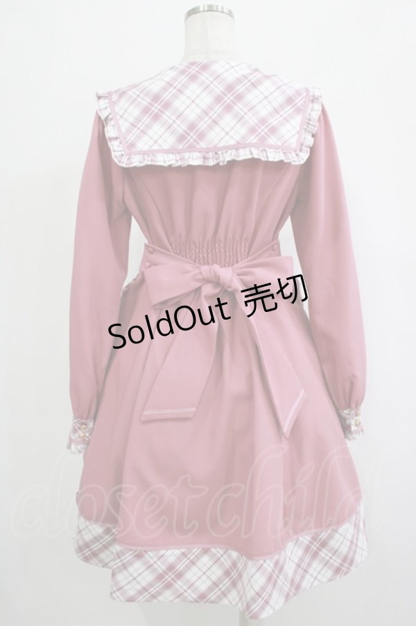 画像3: Amavel / French Countryセーラーワンピース Free ピンク H-25-12-04-018-CA-OP-NS-ZH (3)