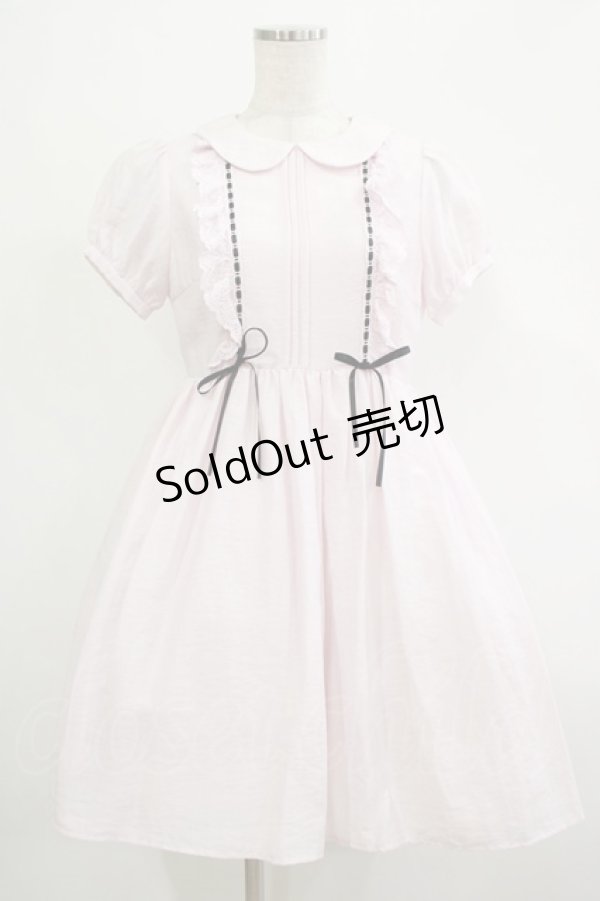 画像1: Ank Rouge / はしごリボンワンピース M ピンク H-25-12-04-020-CA-OP-NS-ZH (1)