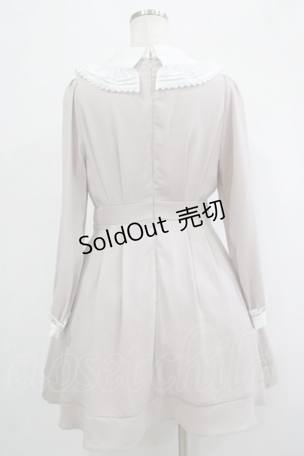 画像3: evelyn / フリルカラーワンピース Free ベージュ H-25-12-04-021-LO-OP-NS-ZH (3)