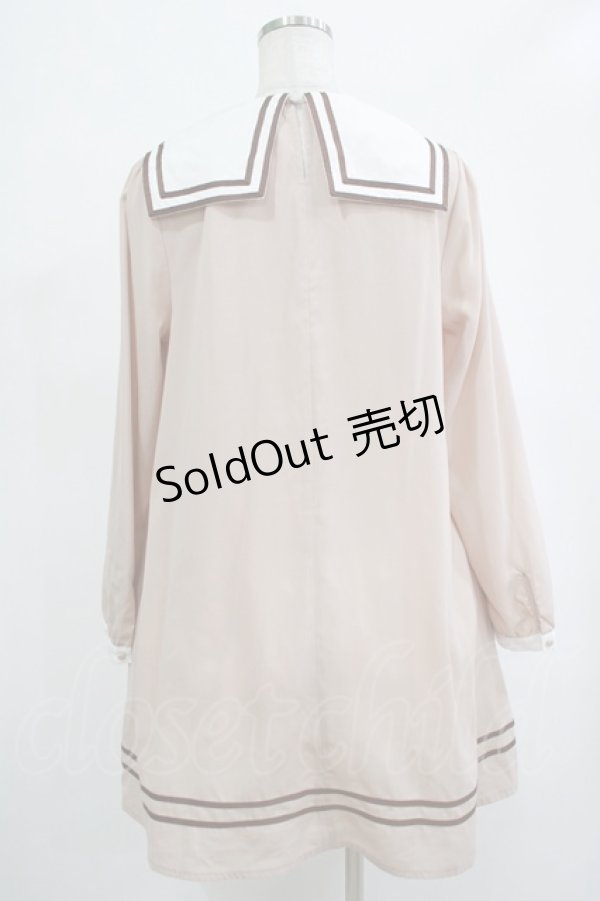 画像3: Amavel / セーラーワンピース Free ベージュ H-25-12-05-021-CA-OP-NS-ZH (3)