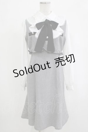 画像: Ank Rouge / レイヤードマーメイドワンピース M ブラック H-25-12-05-023-CA-OP-NS-ZH