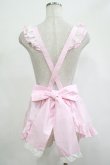 画像3: Angelic Pretty / レースアップSweetsエプロン Free ピンク H-25-12-05-024-AP-OP-NS-ZH (3)