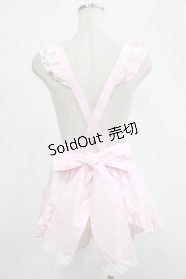 画像3: Angelic Pretty / レースアップSweetsエプロン Free ピンク H-25-12-05-024-AP-OP-NS-ZH (3)