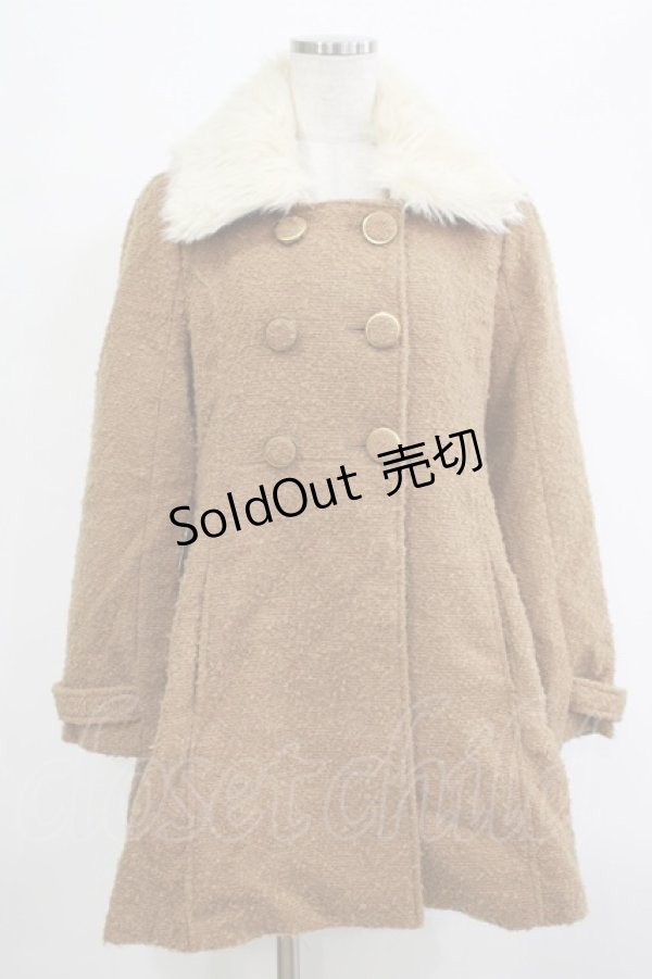 画像1: LIZ LISA / ダブルボタンコート Free ブラウン H-25-12-05-029-LO-CO-NS-ZH (1)