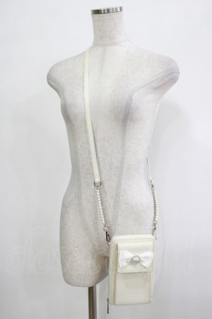 画像: Lovely Tency / 眞白ありすコラボ/スマホショルダーバッグ  ホワイト H-25-12-05-035-GO-BG-NS-ZH