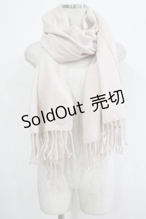 画像: LIZ LISA / ロゴ刺繍マフラー  ピンク H-25-12-05-036-LO-ZA-NS-ZH