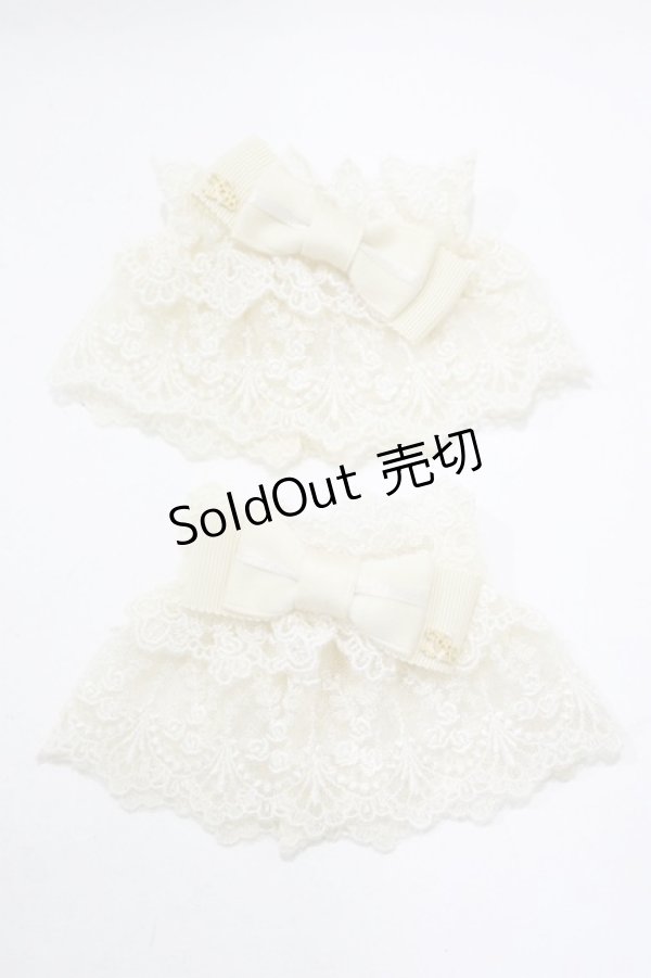 画像1: Innocent World / トリプルリボンのお袖とめ  生成り H-25-12-05-040-IW-ZA-NS-ZH (1)