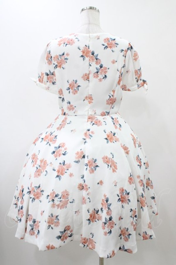 画像2: Maison de FLEUR / 花柄ワンピース Free オフ H-25-12-05-1030-LO-OP-NS-ZH (2)