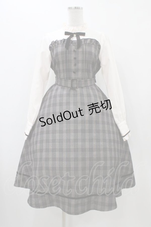 画像1: Amavel / 貴婦人ワンピース Free ブラウン H-25-12-05-1031-CA-OP-NS-ZH (1)