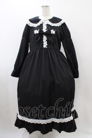 画像: Eri Aino's collaboration / シャーロットの水曜日 ワンピース 3L ブラック H-25-12-05-1034-0-TO-NS-ZH