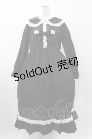 画像: Eri Aino's collaboration / シャーロットの水曜日 ワンピース 3L ブラック H-25-12-05-1034-0-TO-NS-ZH