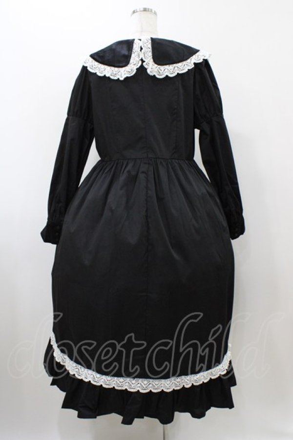 画像2: Eri Aino's collaboration / シャーロットの水曜日 ワンピース 3L ブラック H-25-12-05-1034-0-TO-NS-ZH (2)