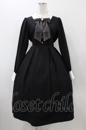 画像: Amavel / Mademoiselleミドルワンピース Free ブラック H-25-12-05-1035-CA-OP-NS-ZH