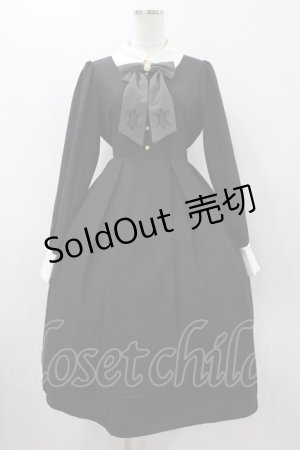 画像: Amavel / Mademoiselleミドルワンピース Free ブラック H-25-12-05-1035-CA-OP-NS-ZH