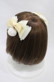 画像2: Amavel / Ribbon Ribbon Bunnyダブルリボンクリップ  イエロー H-25-12-05-1006-CA-AC-NS-ZH (2)