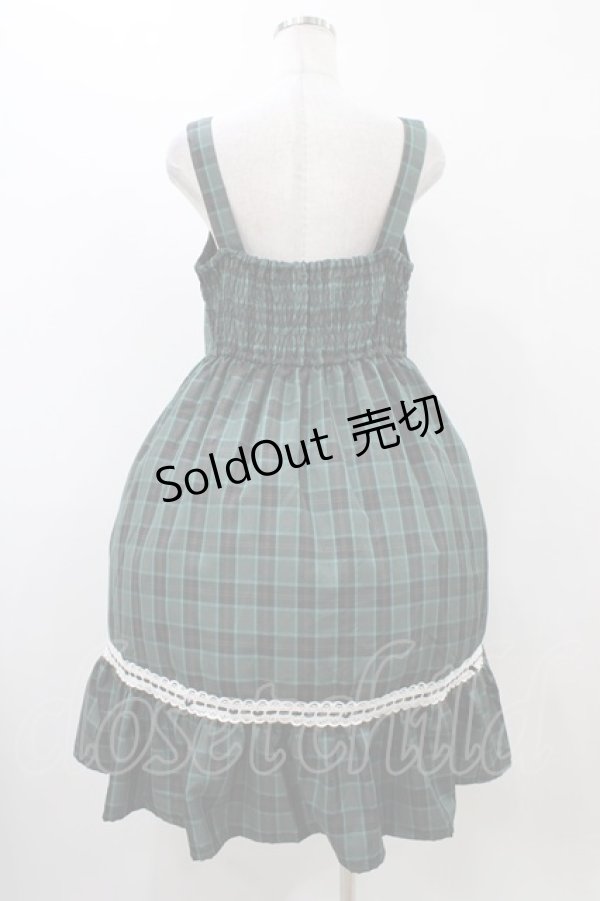 画像2: Eri Aino's collaboration / シャーロットの水曜日 ジャンパースカート LL グリーン H-25-12-05-1038-0-OP-NS-ZH (2)