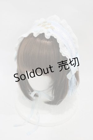 画像: Amavel / 宮燈街の飴売り子ヘッドドレス  サックス H-25-12-05-1007-CA-AC-NS-ZH