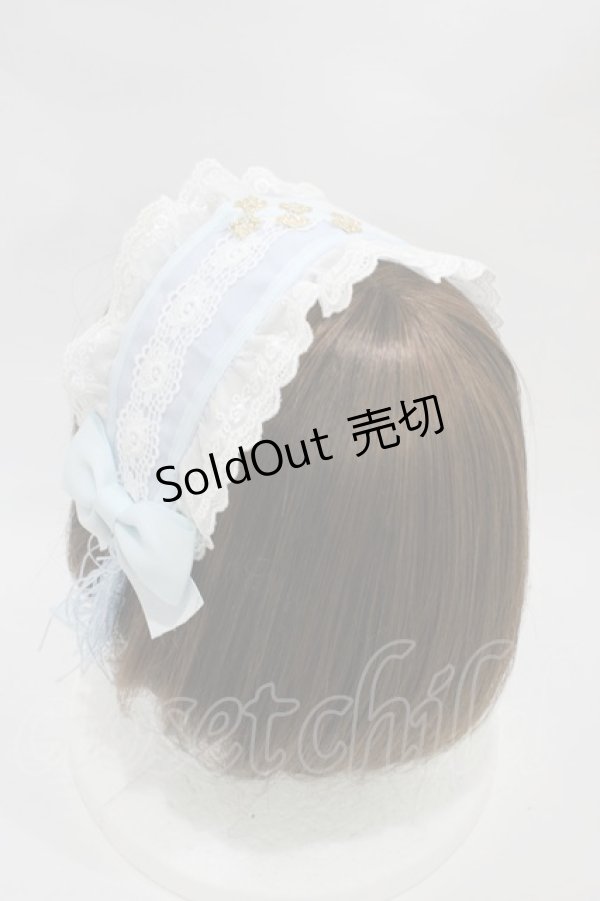 画像2: Amavel / 宮燈街の飴売り子ヘッドドレス  サックス H-25-12-05-1007-CA-AC-NS-ZH (2)