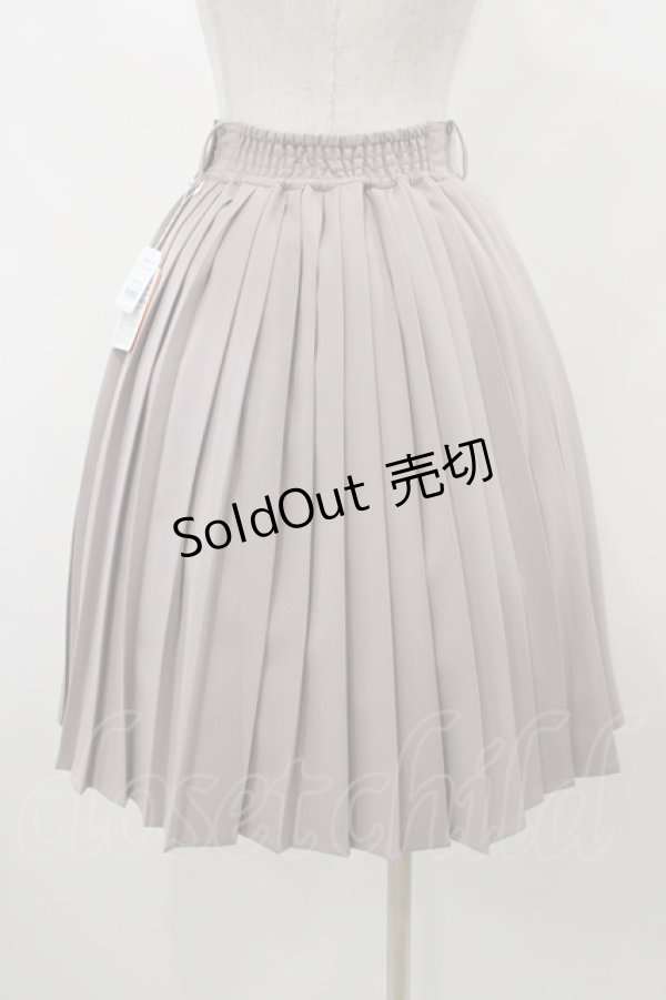 画像2: Fi.n.t / 細プリーツスカート Free PINK BEIGE H-25-12-05-1046-CA-SK-NS-ZH (2)