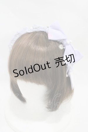 画像: Angelic Pretty / Chateau d’ecumeカチューシャ  ラベンダー H-25-12-05-1008-AP-AC-NS-ZH