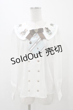 画像: Amavel / Nounours Chocolatoryブラウス Free オフ/ミントグリーン H-25-12-05-1054-CA-BL-NS-ZH