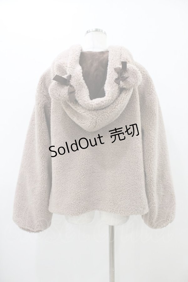 画像2: Amavel / こぐまちゃんとひつじさんのボアアウター Free ブラウン H-25-12-05-1062-CA-CO-NS-ZH (2)