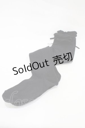 画像: BABY,THE STARS SHINE BRIGHT / 小レースハイソックス  ブラック H-25-12-05-1011-BA-ZA-NS-ZH