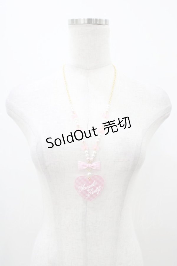 画像2: Angelic Pretty / Lovelyギンガムネックレス  ピンク H-25-12-05-1015-AP-AC-NS-ZH (2)